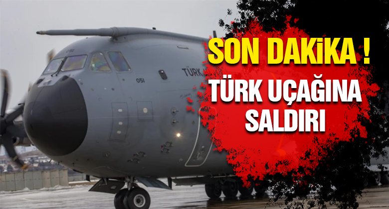 Türk Uçağına Ateş Açıldı