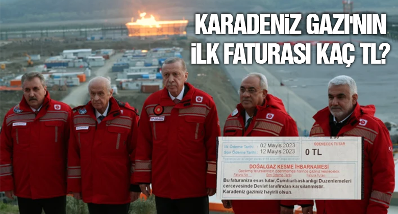 Karadeniz Gazı Sonrası İlk Fatura Kaç TL Olarak Kesildi?