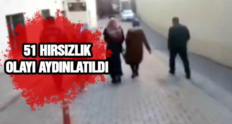 Kayseri'de 1 Haftada 51 Hırsızlık Olayı Aydınlatıldı!