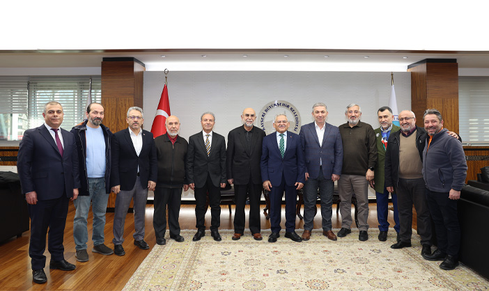 Başkan Büyükkılıç'a STK ve Muhtarlardan Ziyaret