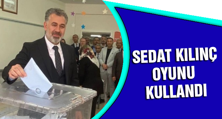 İYİ Parti Melikgazi Belediye Başkan Adayı Sedat Kılınç, oyunu kullandı!